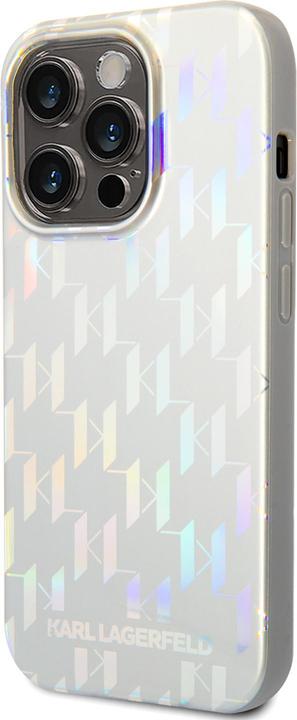 Actual product image Karl Lagerfeld iPhone 14 Pro Max Iridescent Monogram Case (Apple iPhone 14 Pro Max)