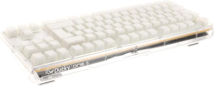 Immagine prodotto Ducky Tastiera da gioco One 3 Aura White TKL, LED RGB - MX-Blue (DE, Cablato)