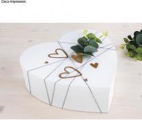 Image du produit Rayher Coeur en papier mâché, FSC Rec.100%, 30cm ø, blanc