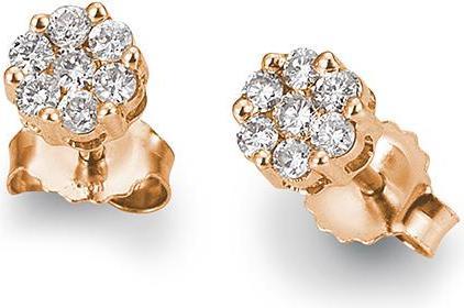 Image du produit Breuning BIJOUX DE L'OREILLE - BRILLE. 0,15 Ct. H/si (Or 750/18 K)
