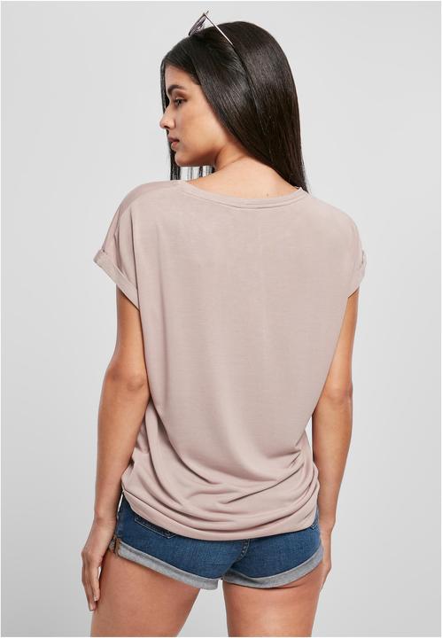 Actual product image Urban Classics Ladies Modal Extended Shoulder Tee (L)