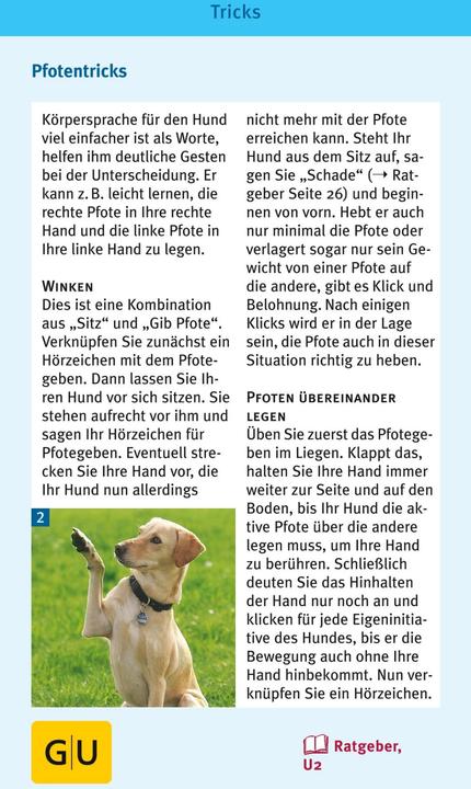 Actual product image Hunde Clicker-Box 36 Trainingskarten (German, Sabine Winkler, 2016)