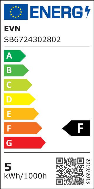 Label énergétique EVN-Lichttechnik Bande LED (Blanc, 500 cm, Intérieur)
