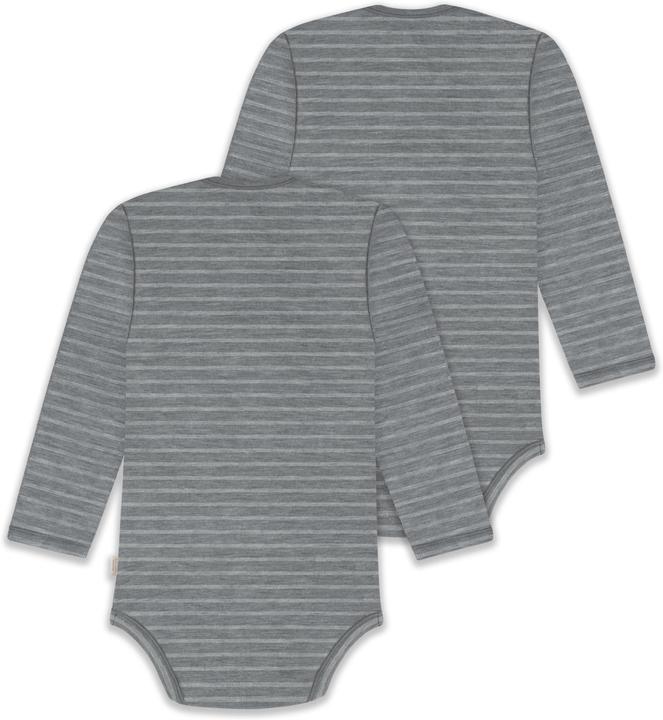 Produktbild Normani 2er Pack Baby Merino Body Langarm „Auckland" - 9377 (92)