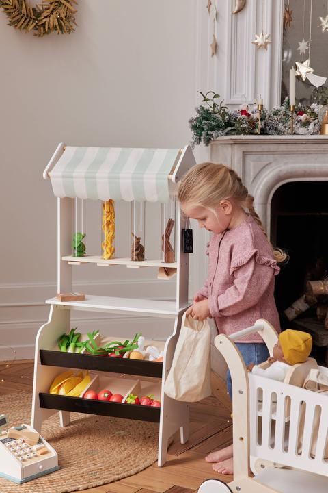 Produktbild Vertbaudet Kinder Marktstand mit Obst und Gemüse, Holz FSC®