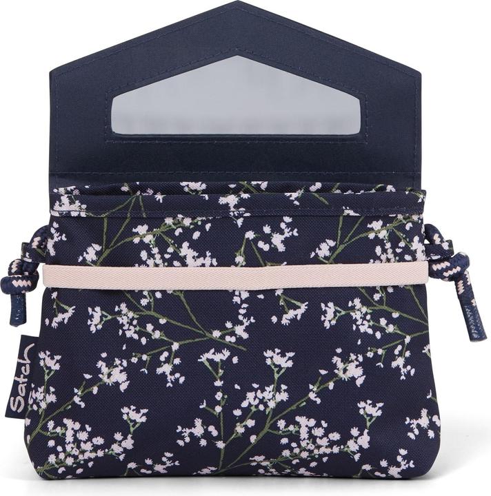 Produktbild Satch Clutch Bloomy Breeze, dunkelblau, rosa, weiss