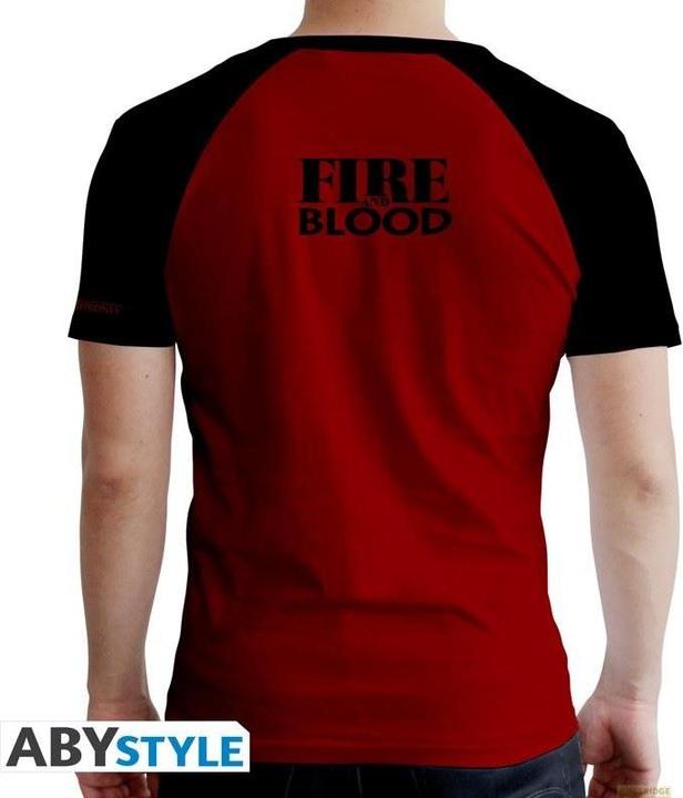 Produktbild ABYstyle GAME OF THRONES - Tshirt Targaryen man SS red black - premium (M)