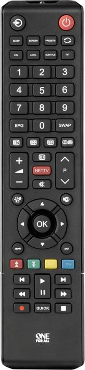 One for All Toshiba TV vervangende afstandsbediening (Universele afstandsbediening, Infrarood)