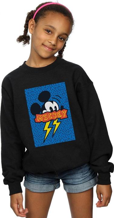Actual product image Disney Girls Mickey Mouse 90s Flash Sweatshirt (152, 158)
