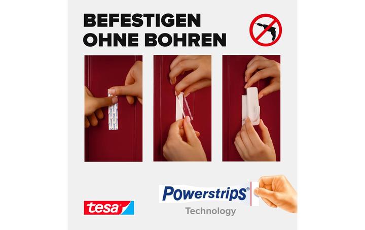 Actual product image tesa Powerstrips adhesive hook XL