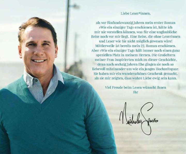 Image du produit Wie ein einziger Tag (Allemand, Nicholas Sparks, 2021)