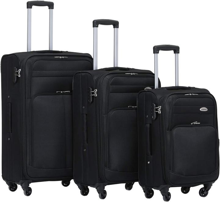 Immagine prodotto Beibye Astuccio da viaggio, nero, set (115 l, M (50 - 90l), L (90 - 115l), XL (da 115l))