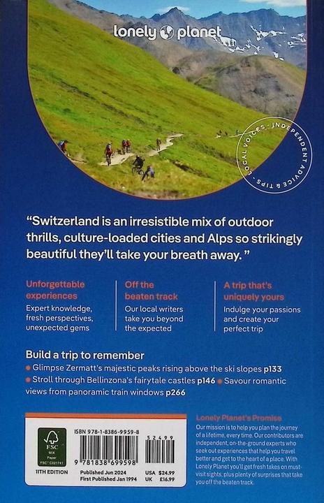 Actual product image Switzerland (English, Collectif, 2024)