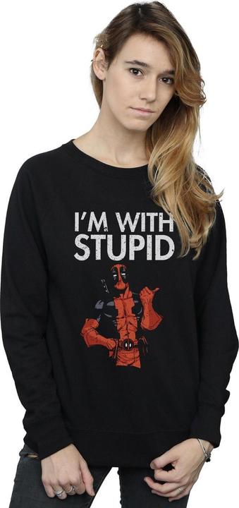 Produktbild Deadpool I'm With Stupid Sweatshirt (M)