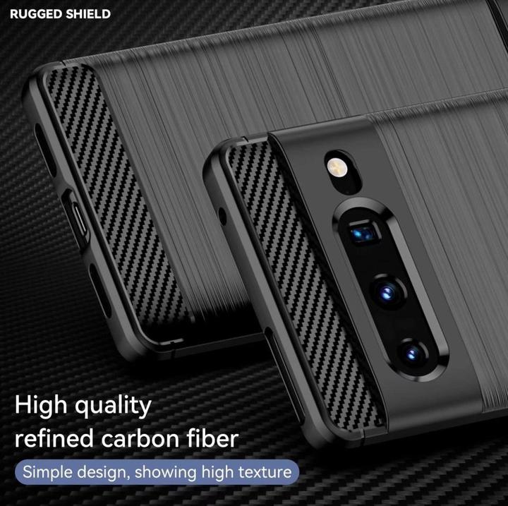 Image du produit Screenguard Google Pixel 7 Pro Cover Carbon Brushed Soft TPU (Google Pixel 7 Pro)