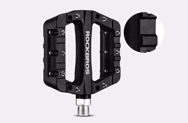 Produktbild Rockbros 2017-12CBK Nylon-Fahrradpedal-Set – Schwarz