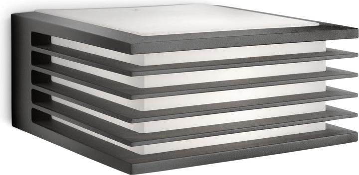Actual product image Philips myGarden ES Wall lamp Shades 15W, Anthracite (2480 lm, E27, IP44)