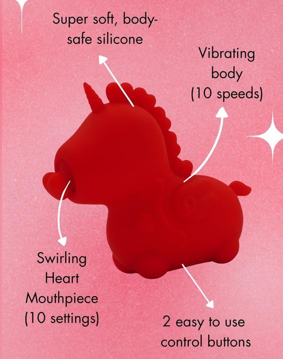 Produktbild Unihorn Cupid's Beau Vibrator Rot