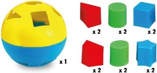 Actual product image Happy Baby Shape Sorter Ball
