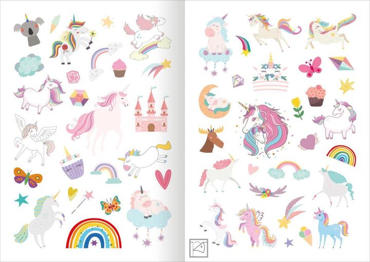 Image du produit Mon carnet d'autocollants licorne