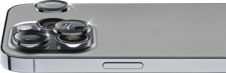 Immagine prodotto Cellularline Camera Lens Ring - iPhone 16 Pro / 16 Pro Max Vetro temperato per la protezione della fotocamera (1 Pezzo/i, Apple iPhone 16 Pro Max, Apple iPhone 16 Pro)