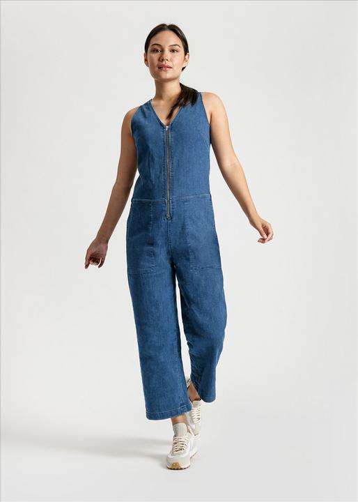 Produktbild Du/Er W Performance Denim Jumpsuit - Light Stone (L)