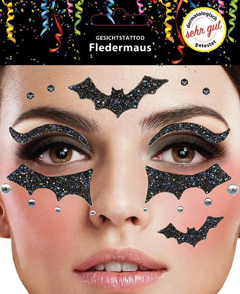 Actual product image Sombo Face tattoo bat