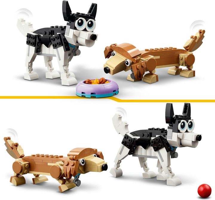 Immagine prodotto LEGO 31137 Cani carini (31137, LEGO Creator 3-in-1)