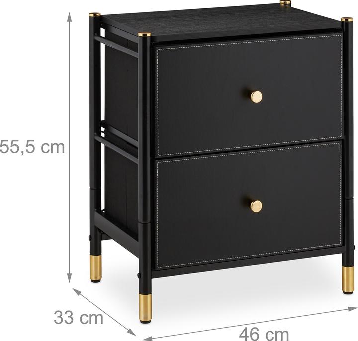 Image du produit Relaxdays Table d'appoint (46 x 33 x 55.5 cm)