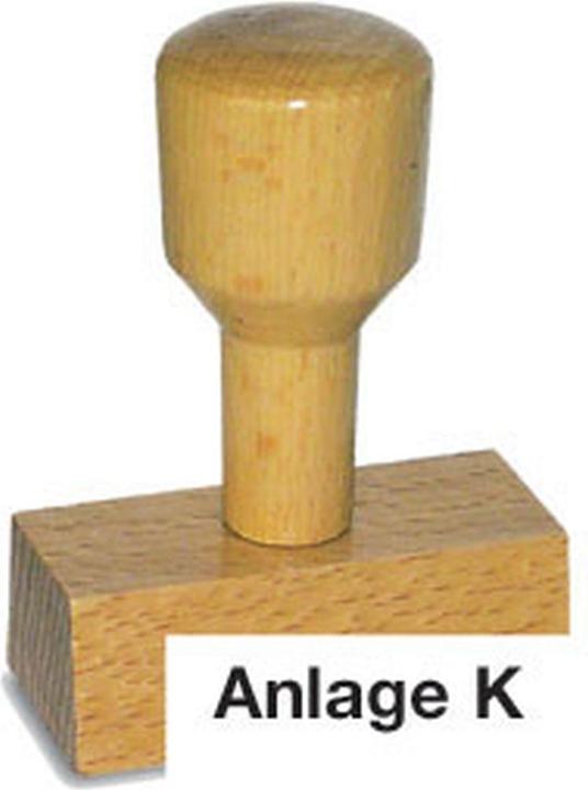 Actual product image Neutral Wooden stamp