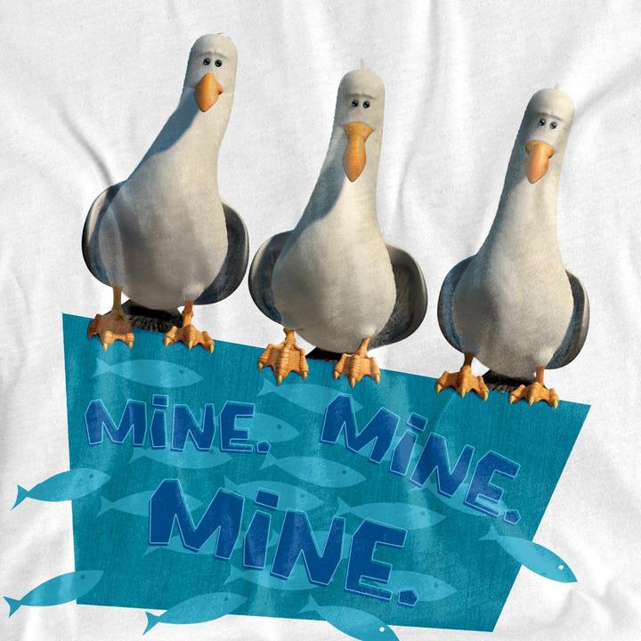 Immagine prodotto Finding Nemo Mine Mine Mine Maglietta Adulto Unisex (L)