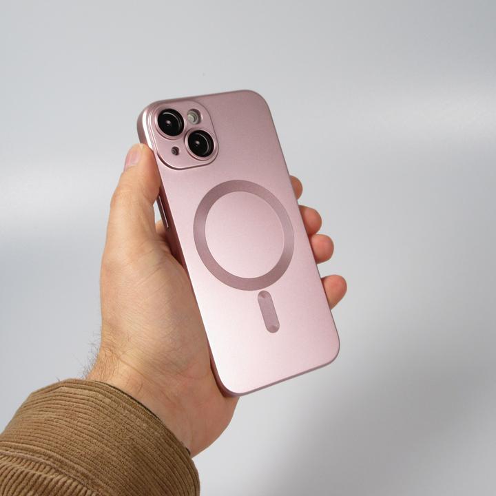 Produktbild PhoneLook Hülle Gummi weich mit Kameraschutzglas MagSafe (Apple iPhone 14)