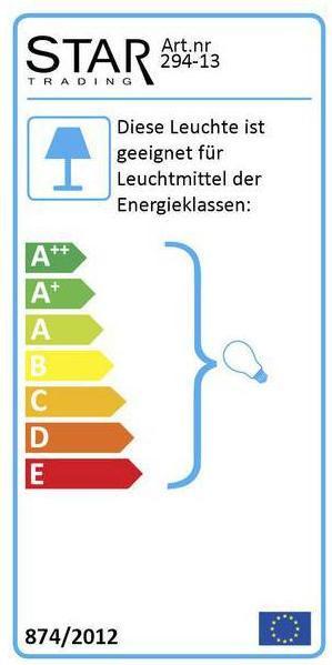 Energie-Label Star Trading Textil Cordset (E27)