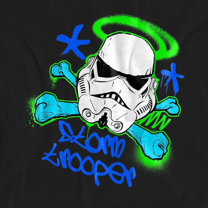 Actual product image Star Wars Unisex Adult Stormtrooper Stencil T-Shirt (XXL)