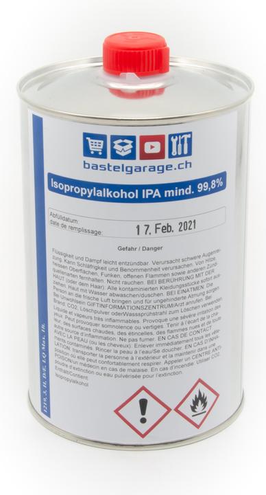 Purecrea 1 litre d'alcool isopropylique / isopropanol 99,8 (Nettoyage)