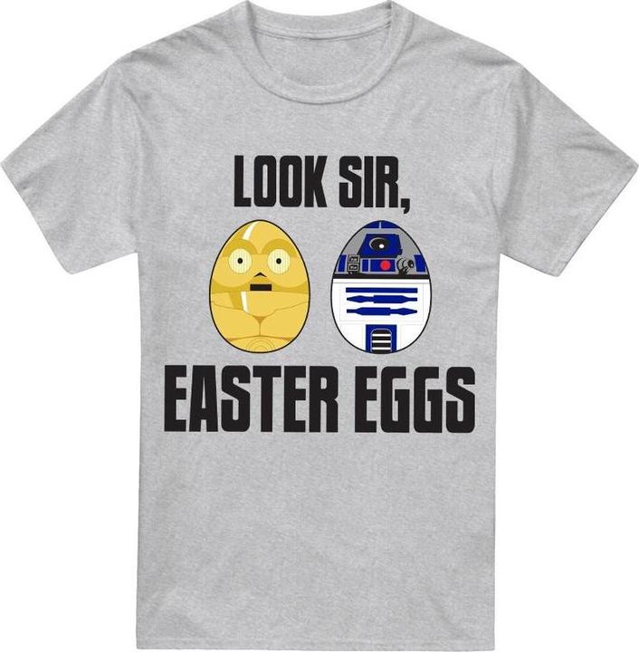 Actual product image Star Wars Mens Look Sir, Easter Eggs T-Shirt (3XL)