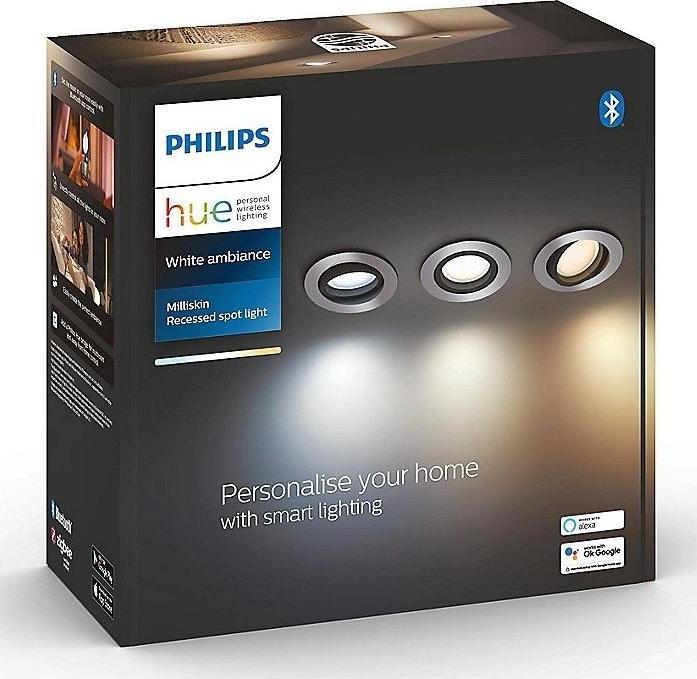 Immagine prodotto Philips Hue White Ambiance Milliskin inkl. Dimmschalter (350 lm, GU10)
