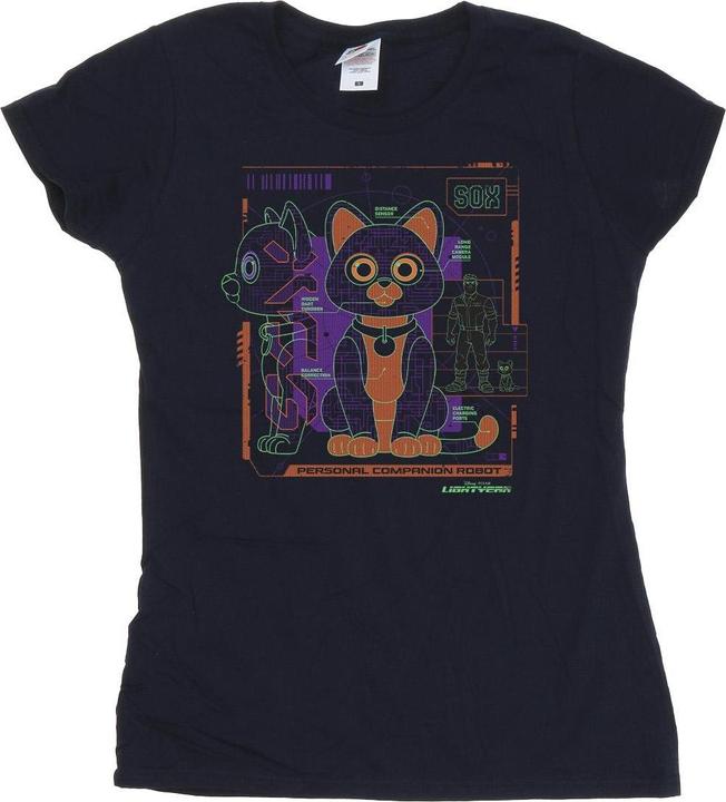 Actual product image Disney Womens/Ladies Lightyear Sox Technical Cotton T-Shirt (XL)