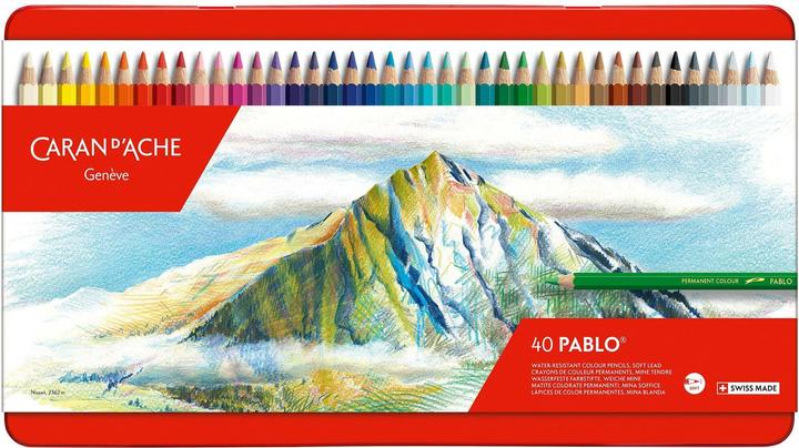 Produktbild Caran d'Ache Pablo Metallschachtel (Mehrfarbig, 40 x)