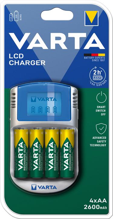 Produktbild Varta LCD Charger (1 Stk., AAA, AA, 2600 mAh, Ladegerät ohne Akku)