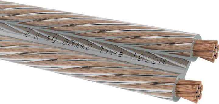 Actual product image Oehlbach D1C316 Loudspeaker cable 2 x 10 mm² Transparent 8 m (8 m, 10 mm²)