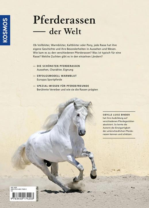 Produktbild Kosmos Pferderassen (Deutsch, Binder, SibylleLuise, 2023)
