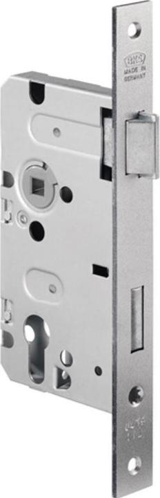 BKS Room door mortice lock 0415 PZW 24/ 55/72/8 mm DIN right silver crowned class 2 zinc die cast (Mortise lock)