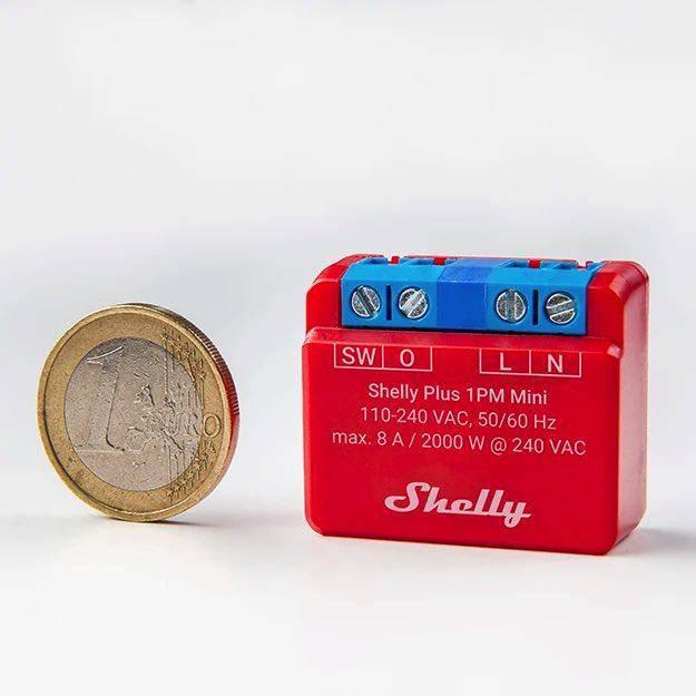 Actual product image Shelly Plus 1PM Mini (Switch actuator)