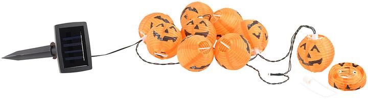 Actual product image Lunartec Set of 2 solar fairy lights in Halloween pumpkin look (1.60 m)