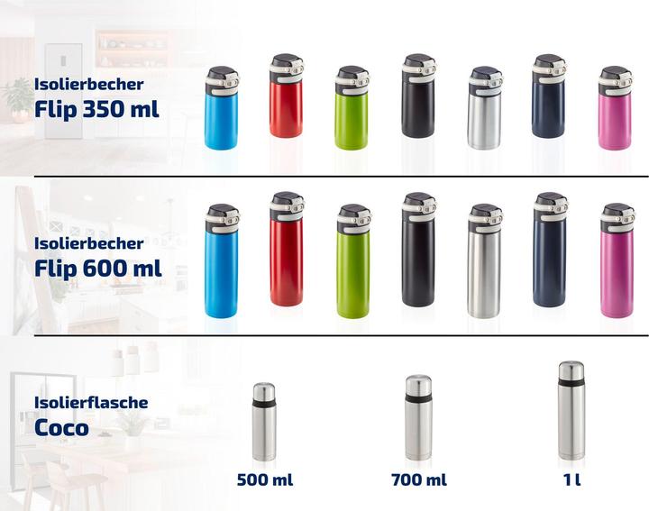 Produktbild Leifheit Isolierflasche Coco 0,5 L Edelstahl (0.50 l)