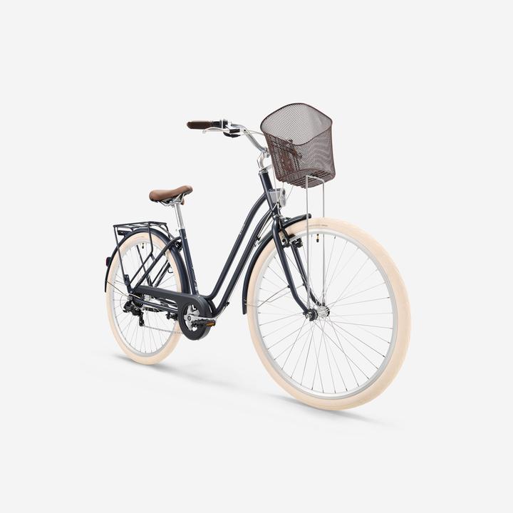 Actual product image Btwin City Bike 28 Zoll Elops 520 LF dunkelblau