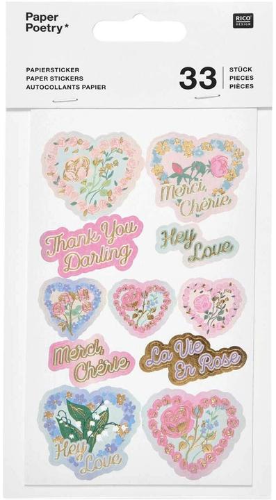 Immagine prodotto Rico Design Papiersticker La Vie en Rose FSC MIX
