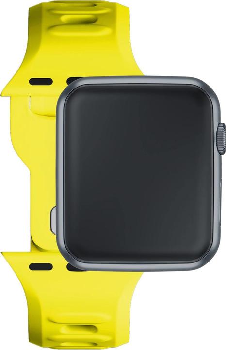 Produktbild 3MK Silicone Watch Strap żółty/yellow dla Apple Watch 42/44/45/49mm (Edelstahl, Silicone)