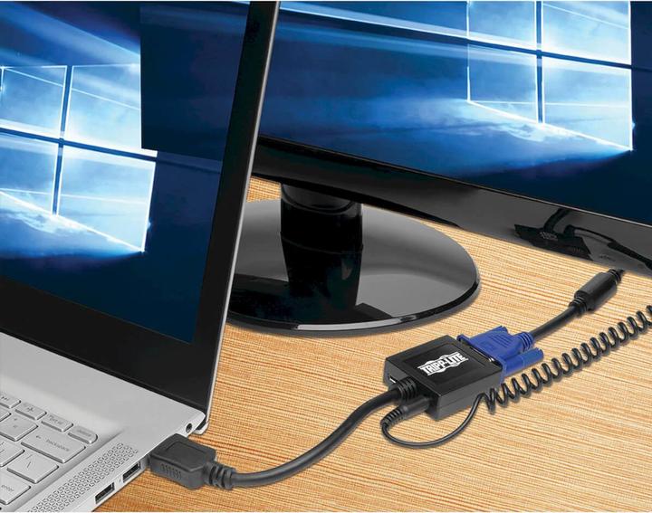 Image du produit Eaton HDMI to VGA with Audio Converter Cable Adapter for Ultrabook/Laptop/Desktop PC M/F 6 (HDMI, VGA, 15.24 cm)